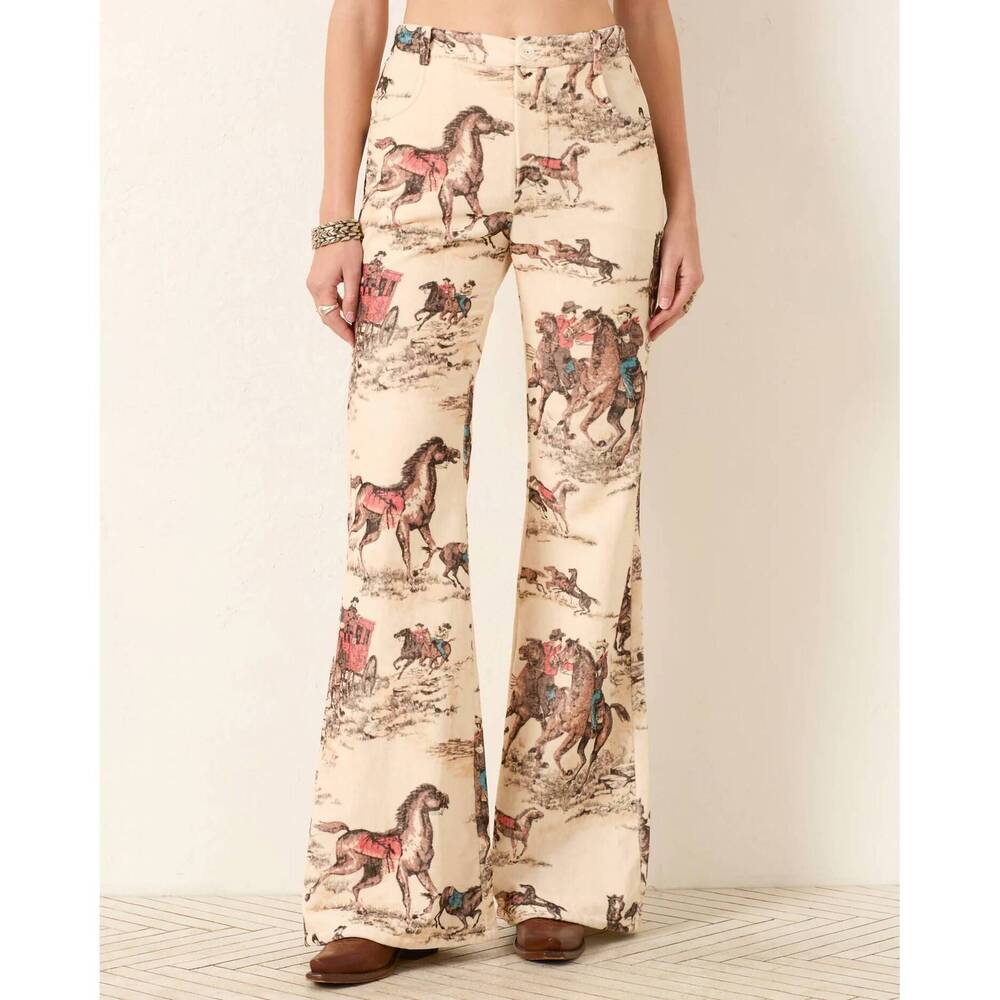 NEW ALIX OF BOHEMIA bunny cowboy jean in print